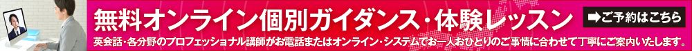 無料オンライン個別ガイダンス